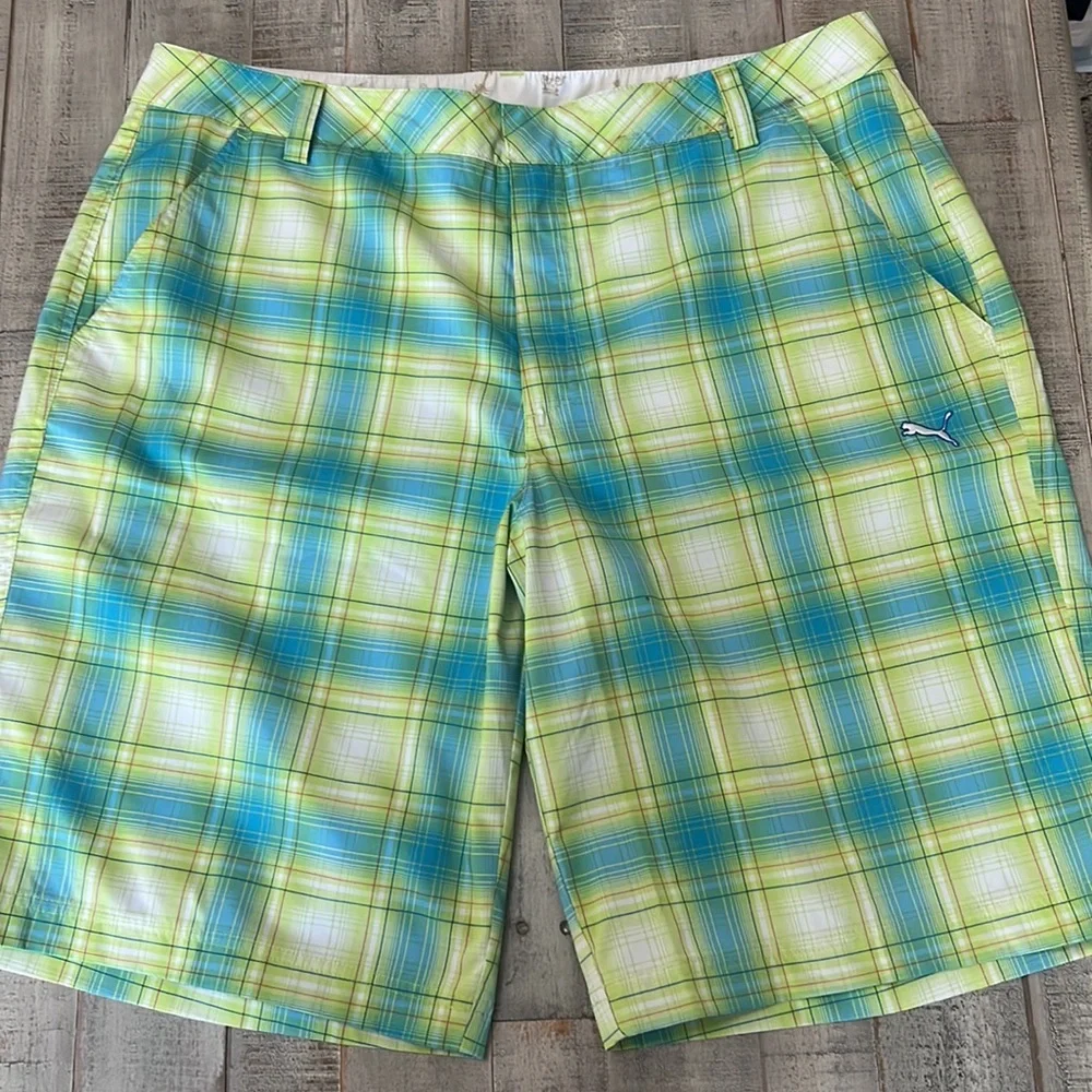 2 Men’s Golf Shorts Bundle of 2 Pairs PUMA & PRO TOUR Preloved Size 38 - Picture 5 of 10